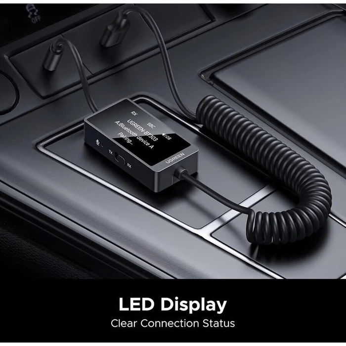 Ugreen Bluetooth Receiver με θύρα εξόδου USB και Μικρόφωνο 45236