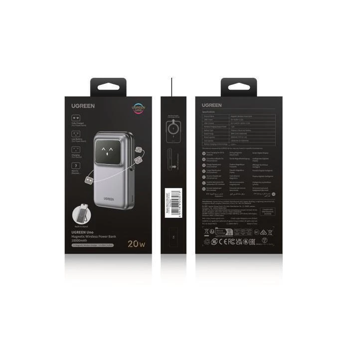 UGREEN Power Bank PB572 10000mAh 20W Magnetic Wireless