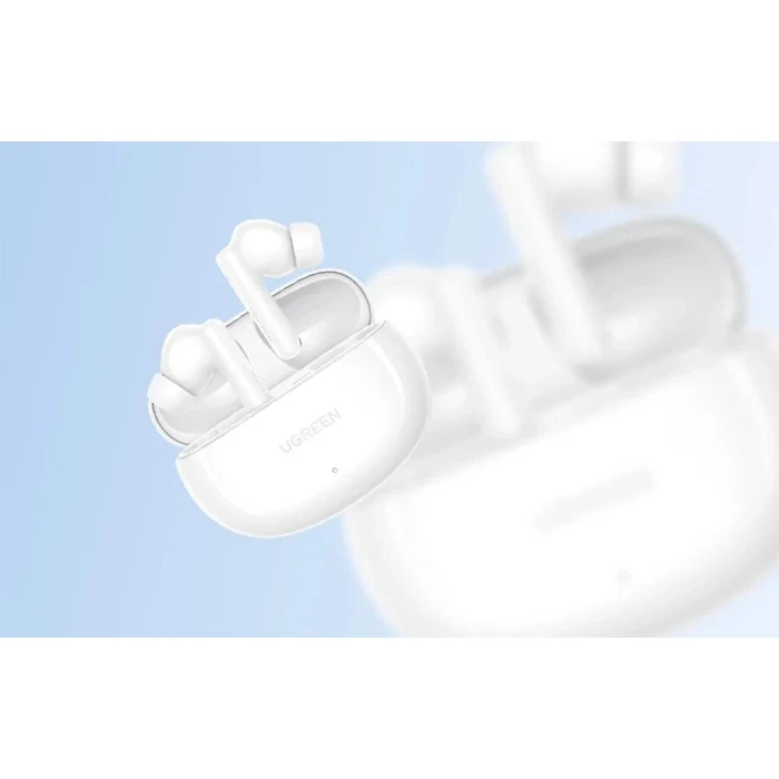 UGREEN Ακουστικά TWS WS205 HiTune Hybrid ANC λευκό 45585