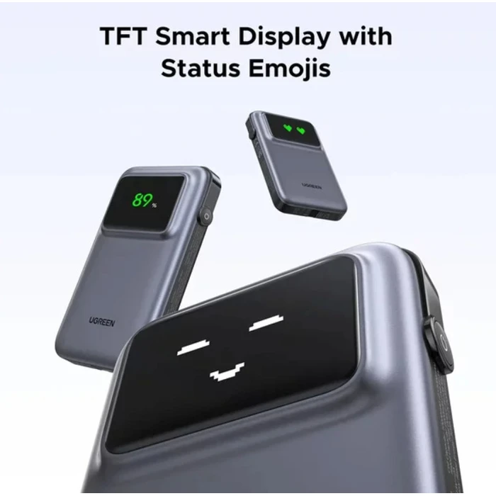 Portable Charger UGREEN PB511 Power Bank 10000mAh 30W with USB-A and USB-C Port