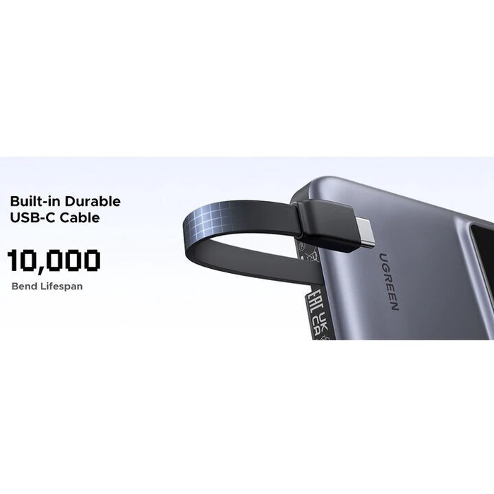 Ugreen PB511 Power Bank 10000mAh 30W με Θύρα USB-A και Θύρα USB-C