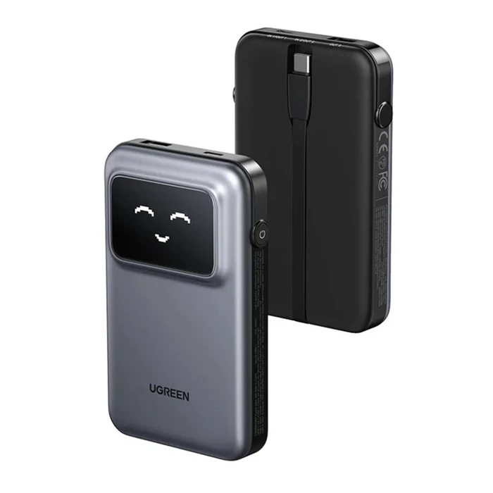 Portable Charger UGREEN PB511 Power Bank 10000mAh 30W with USB-A and USB-C Port
