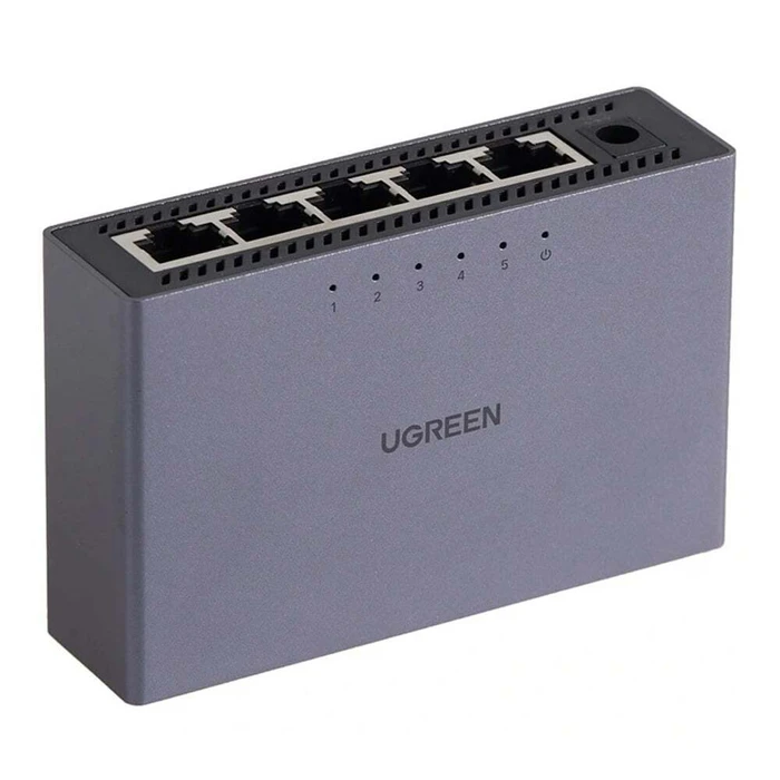 UGREEN Διακόπτης GigaBit Ethernet 5 θυρών μαύρο CM633