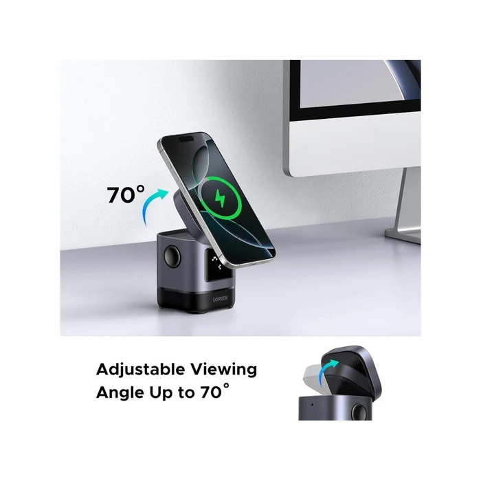 Wireless Charger UGREEN Qi2 15W Black 45775