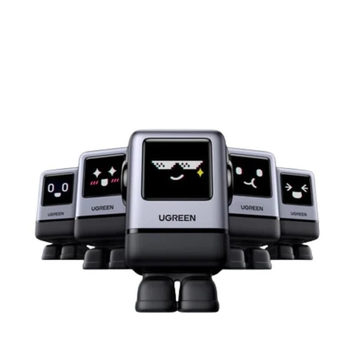 Ugreen Uno X688 100W 4-θ. Φορτιστής GaN (3x USB-C, 1x USB-A) με TFT οθόνη - Groovy Robot