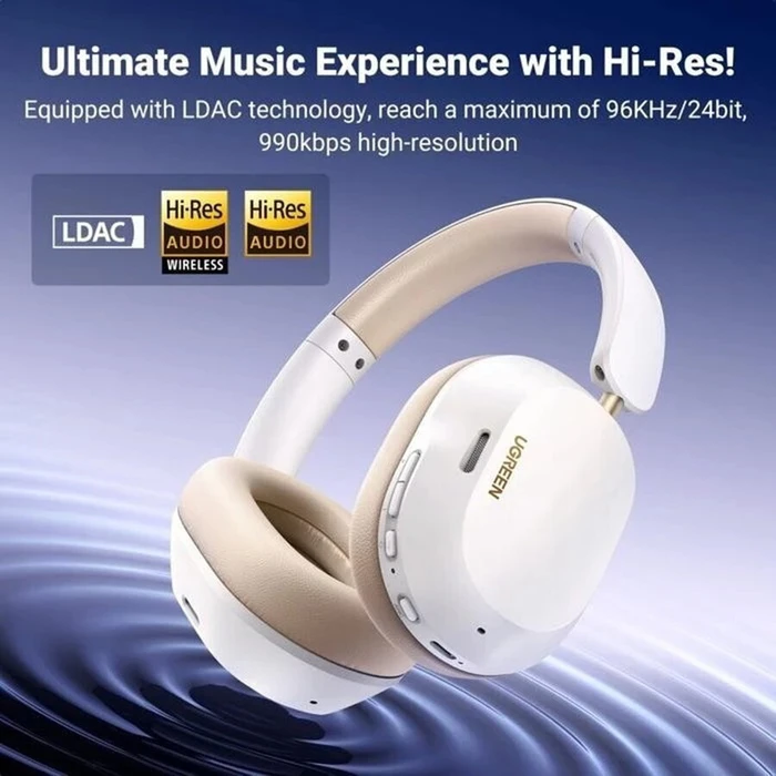 Wireless Headphones UGREEN HiTune Max 5C Hybrid ANC Bluetooth 5.4 Blue 65384