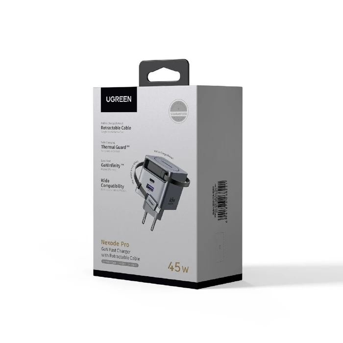 Ugreen Φορτιστής με Θύρα USB-A και Θύρα USB-C και Καλώδιο USB-C 45W