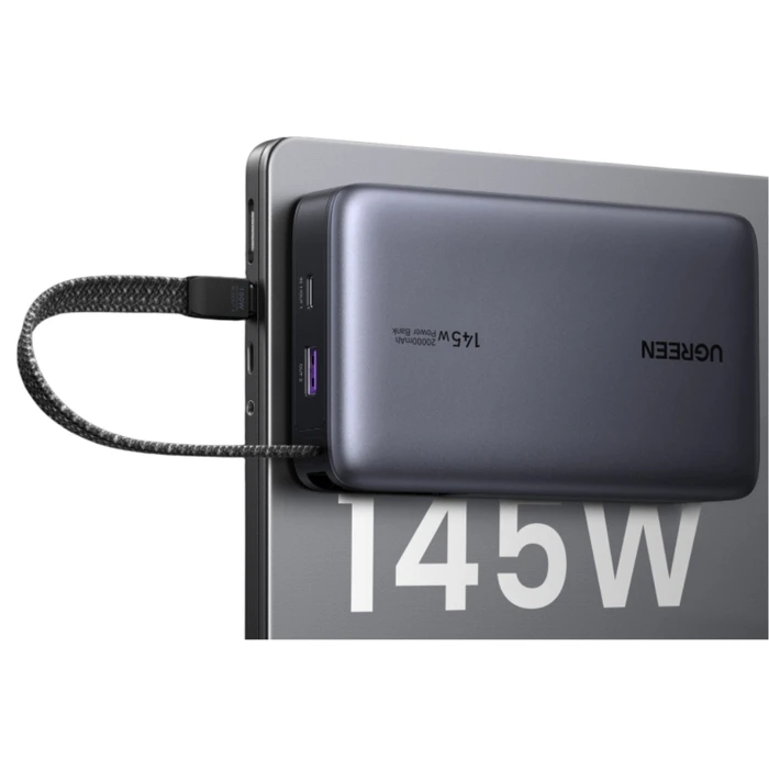 UGREEN PB551 Power Bank 20000mAh 145W (integrated USB-C cable)