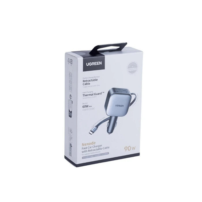 UGREEN Φορτιστής Αυτοκινήτου EC602 60W 3A Γρήγορης Φόρτισης με Θύρες 1xUSB 1xType-C