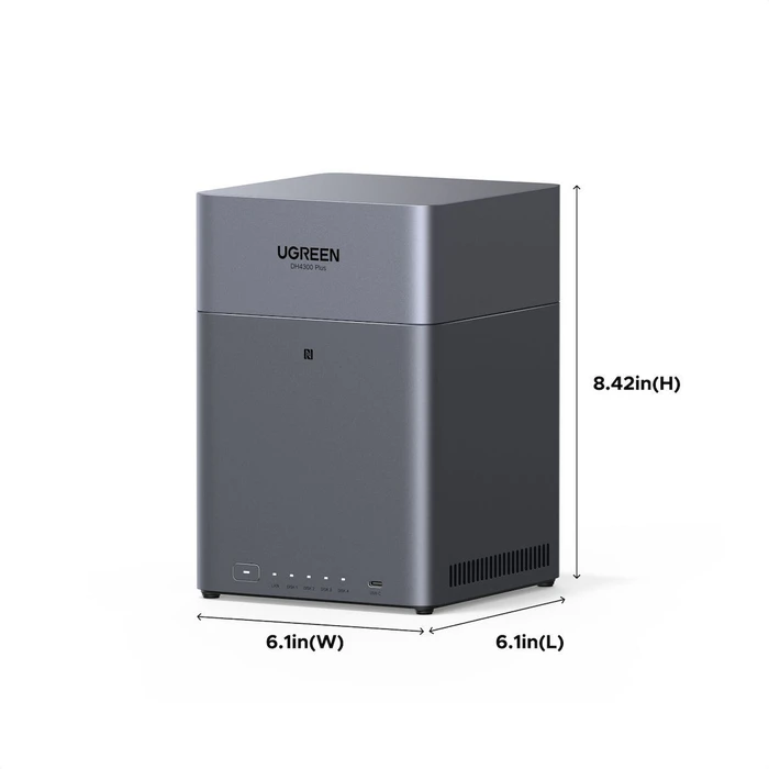 UGREEN NASync DH4300 Plus 4-Bay NAS System 24TB (4x WD WD60EFPX 6TB)