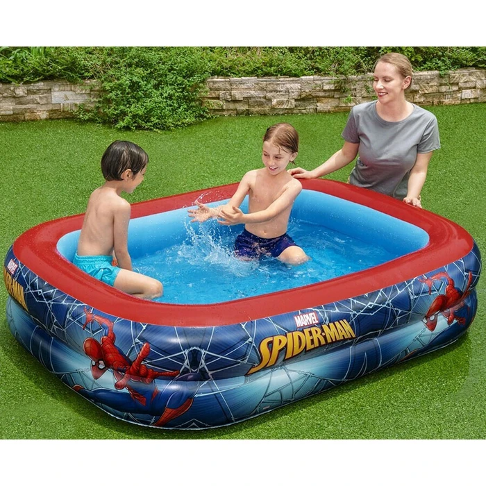 Bestway Inflatable Kids Pool 450 L 201 x 150 x 51 cm (Model 98011) - Spider-Man