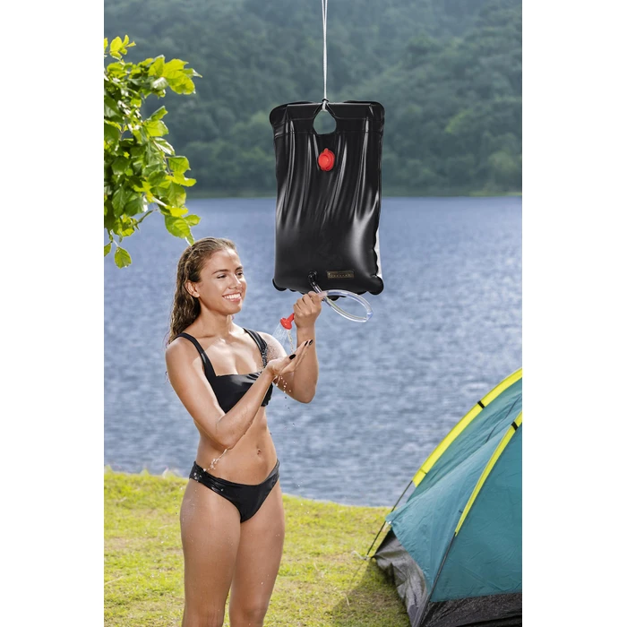Bestway Ηλιακή Ντουζιέρα για Κάμπινγκ Μαύρο 20 L