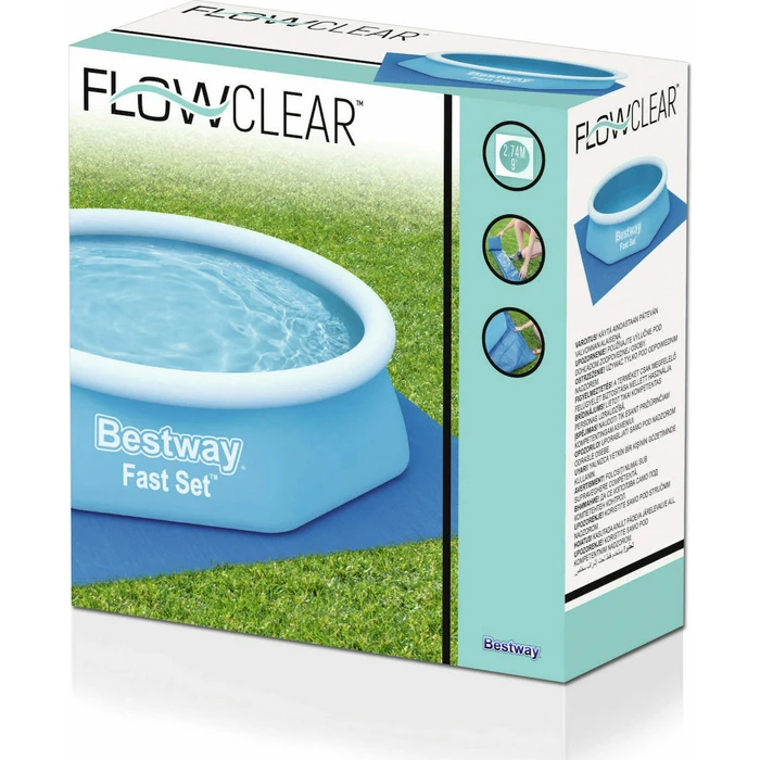 Protective Flooring for Removable Swimming Pools Bestway Shine Inline 274 x 274 cm