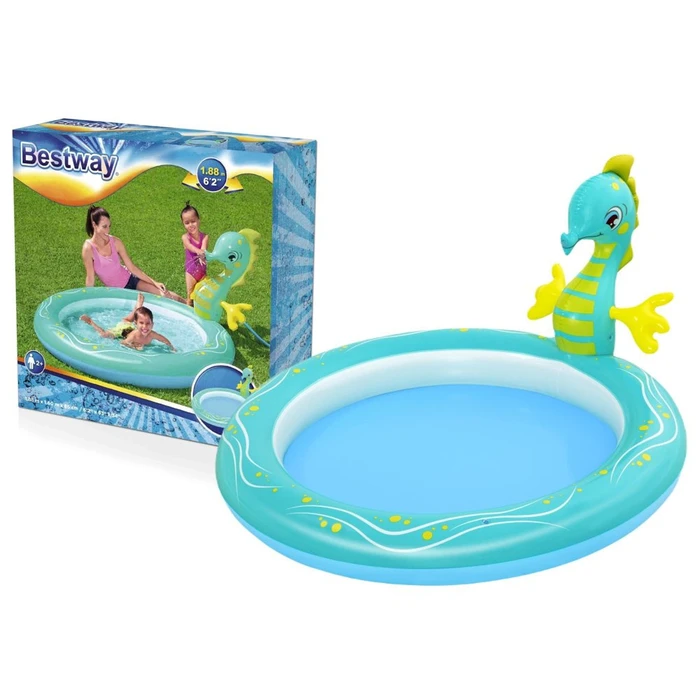 Bestway Kids Pool Seahorse 188 x 160 x 86 cm