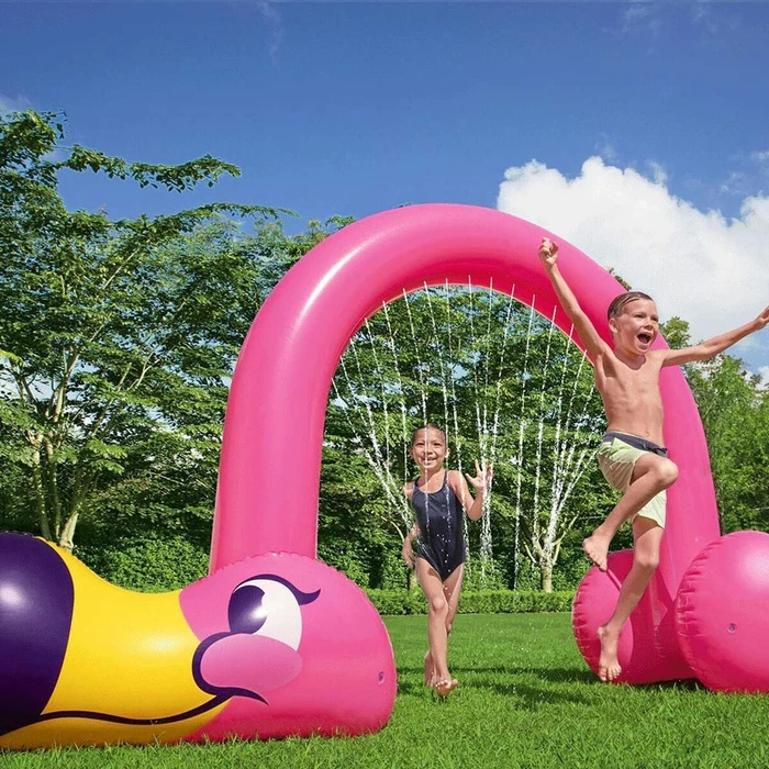 Bestway Inflatable Flamingo Gate for Ages 2+