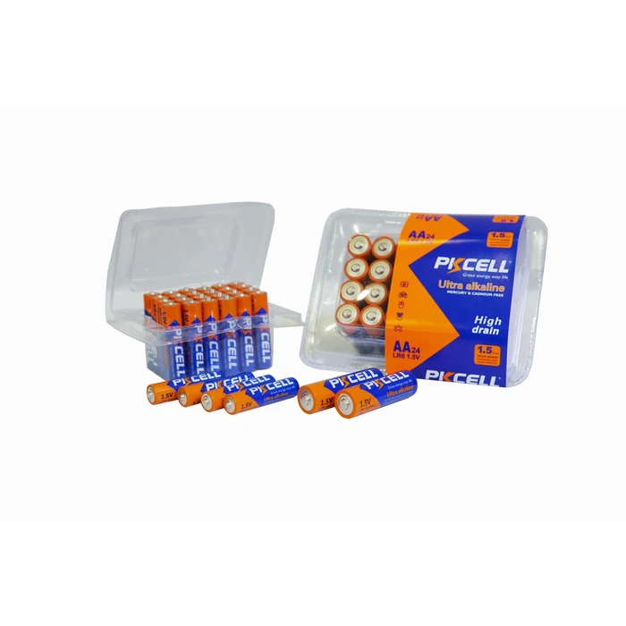 Pkcell Ultra Alkaline Battery AAA LR03 24pcs Closed