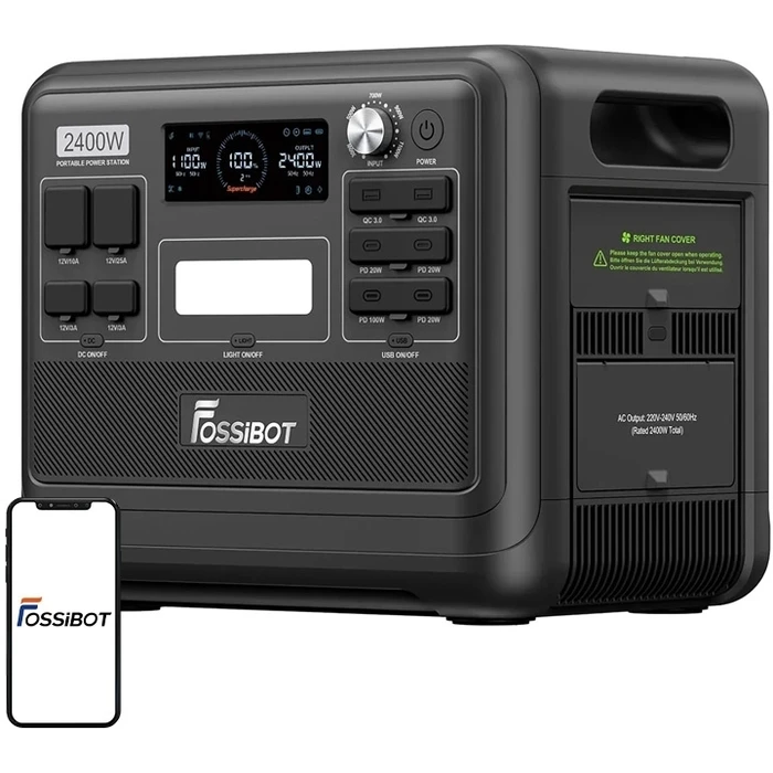Fossibot F2400 Power Station 2048Wh