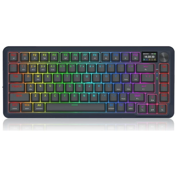 Πληκτρολόγιο Gaming Redragon Flekact K708-RGB-PRO (Εκθεσιακό / Αμεταχειριστο κλειστο στην συσκευασια του με ολα τα παρελκομενα)