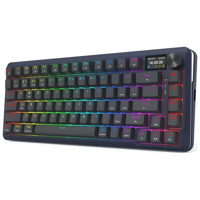 Πληκτρολόγιο Gaming Redragon Flekact K708-RGB-PRO (Εκθεσιακό / Αμεταχειριστο κλειστο στην συσκευασια του με ολα τα παρελκομενα)