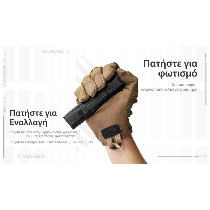 Nitecore EDC07 Pocket Flashlight - Black
