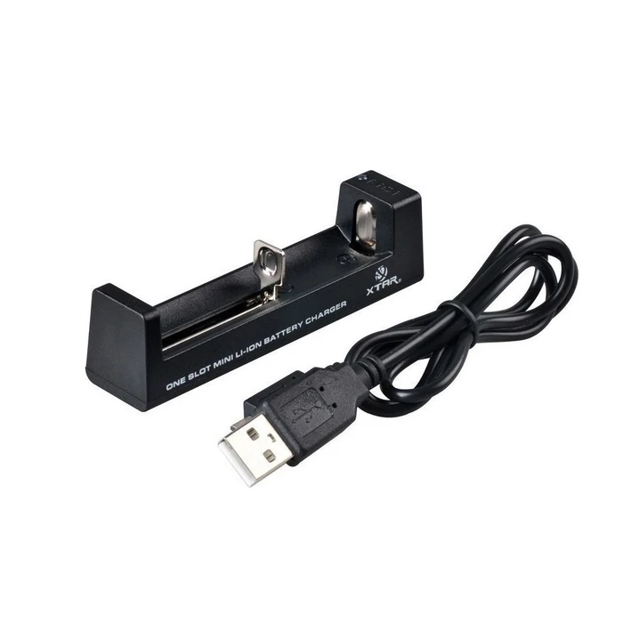 Battery Charger XTAR MC1 18650 Li ion USB C Single Slot