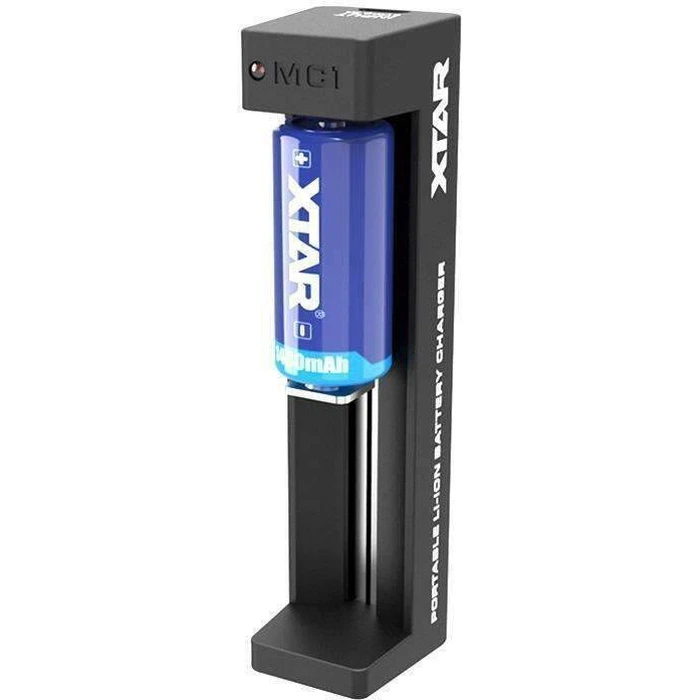 Battery Charger XTAR MC1 18650 Li ion USB C Single Slot