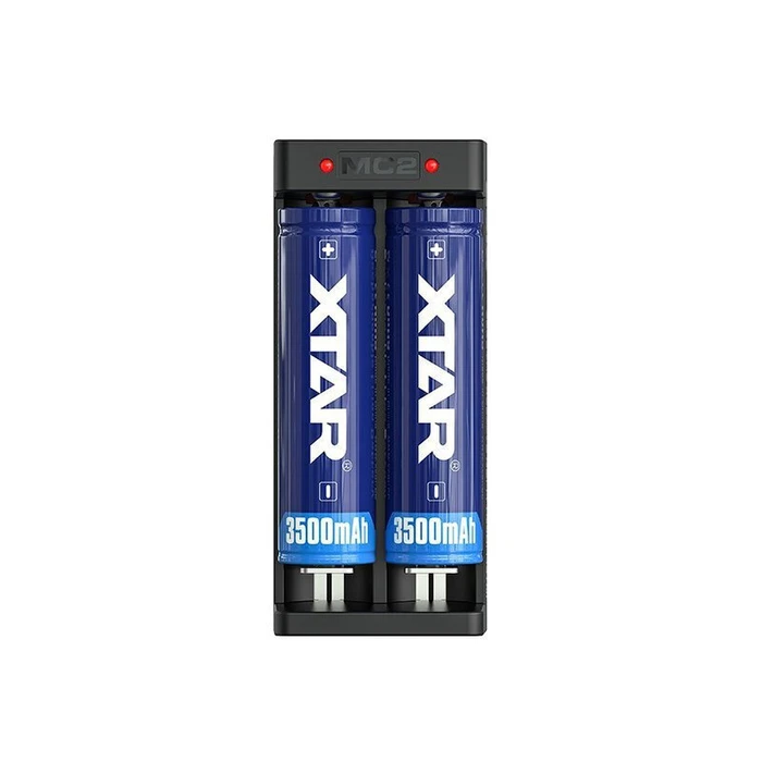 Battery Chargers XTAR MC2 2 Bay USB Charger