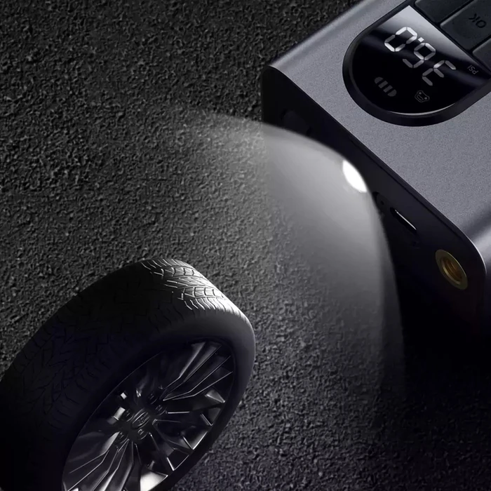 Baseus Τρόμπα Αυτοκινήτου Mini 150PSI Επαναφορτιζόμενη 12V CRCQB02-0A