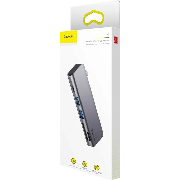 Baseus Hub USB-C 5 in 1 (CAHUN-K0G) (BASCAHUN-K0G)