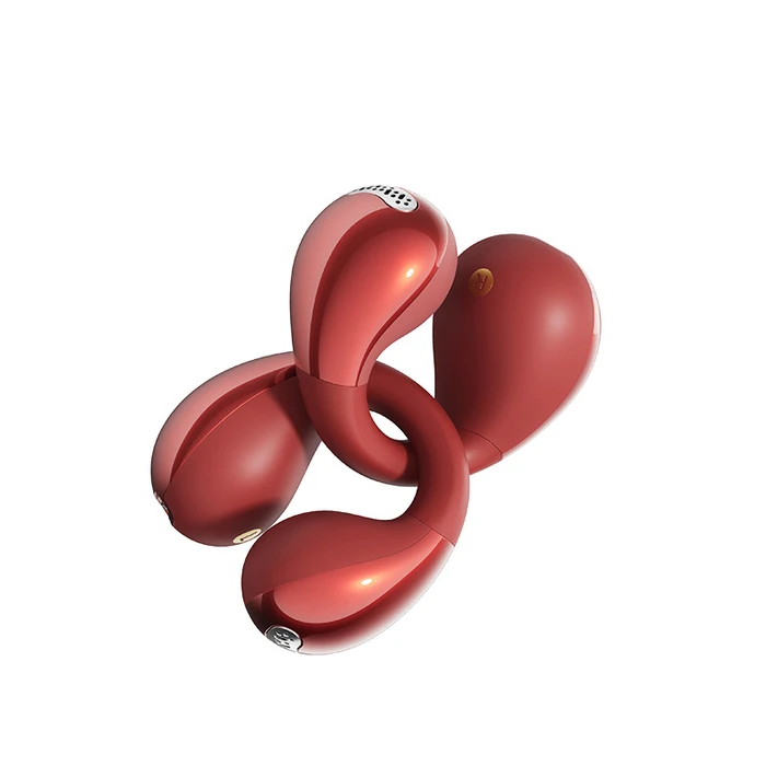 QCY Crossky C30S Open Ear Bluetooth Earbuds Red