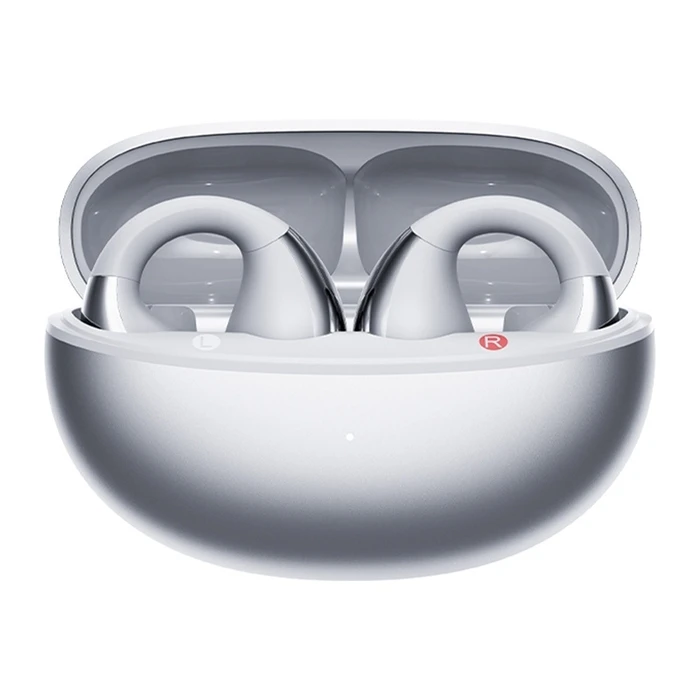 QCY Open Ear Bluetooth Earbuds Crossky C30S Silver LDAC AAC SBC