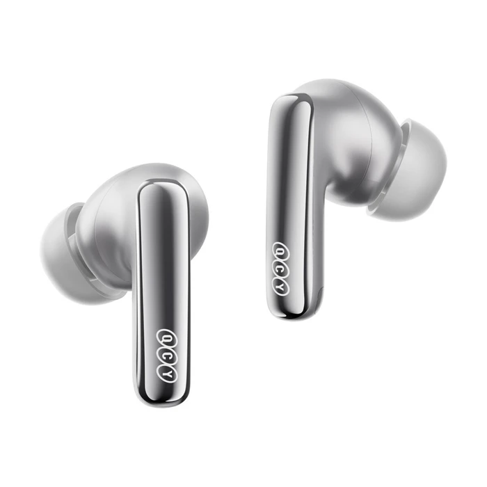 QCY True Wireless Earbuds Melobuds N70i ANC Titanium
