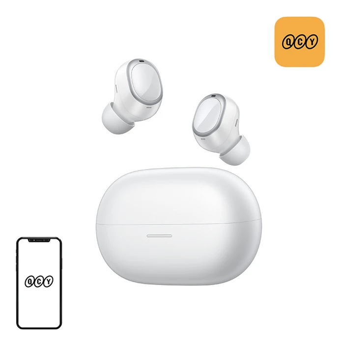 QCY MeloBuds A30 Bluetooth Handsfree Ακουστικά Λευκά