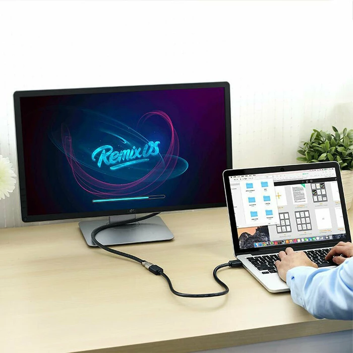 UGREEN HDMI male to HDMI female cable HD107 FullHD 3D 2m black 10142