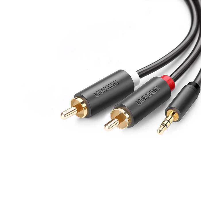 Ugreen Καλώδιο ήχου 3.5mm male σε 3.5mm male Μαύρο 1m 10772
