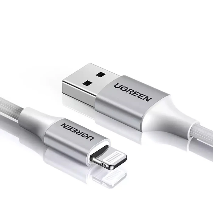 UGREEN Καλώδιο USB A σε Lightning 2 m Γκρι 60163