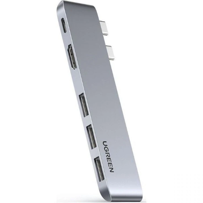 UGREEN Προσαρμογέας Hub 2xUSB C σε 3x USB 3.0 HDMI 60559