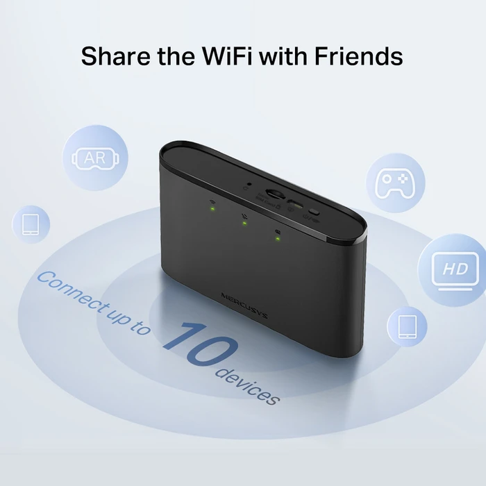 Mercusys MT110 4G LTE Φορητό Wi‑Fi Router