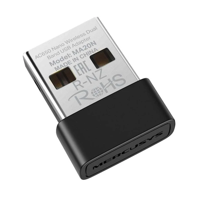 MERCUSYS Network Adapter MA20N AC650 Nano Wireless Dual Band USB Adapter