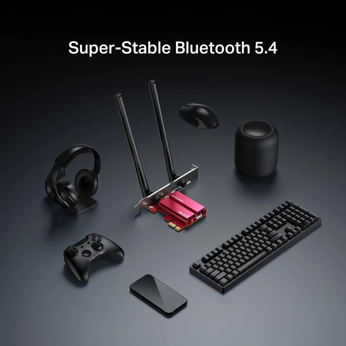 MERCUSYS PCIe Network Card MA37BE BE6500 WiFi 7 Bluetooth 5.4