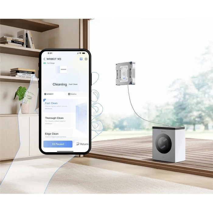 Window Cleaner Ecovacs Winbot W3 Omni Silver