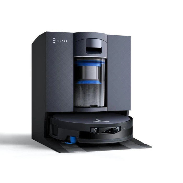 Ecovacs DEEBOT X12 OmniCyclone Μαύρο (DEX35) - Ρομποτική Σκούπα με Βάση OmniCyclone