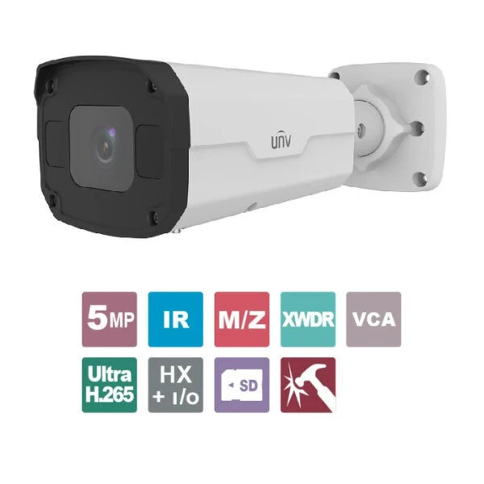Uniview IPC2325SB-DZK-I0 IP Κάμερα Παρακολούθησης Full HD+ 5MP Αδιάβροχη με Φακό 2.7-13.5mm