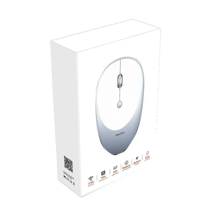 Meetion Ποντίκι MT R600 2.4G Ασύρματο Μαύρο
