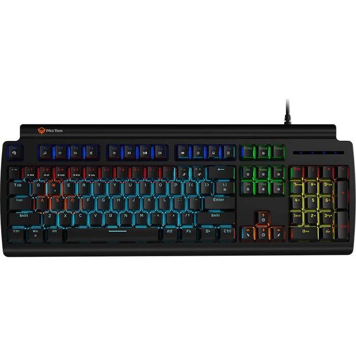 Meetion MT-MK600MX Mechanical Gaming Keyboard - Black, Outemu Blue Switches