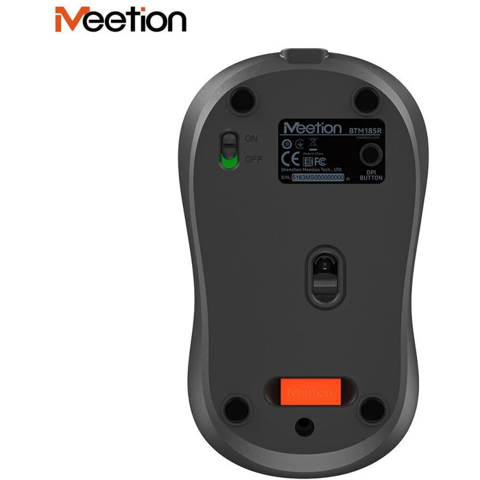 Meetion Mouse Wireless Office MT-BTM185R Bluetooth 2.4G Rechargeable