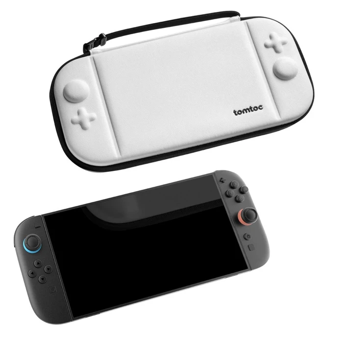 tomtoc Carrying Case for Nintendo Switch 2 - White (G05S3W1)
