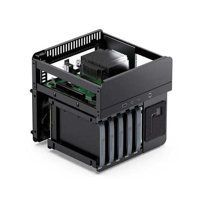 Jonsbo N2 Mini Tower Κουτί Υπολογιστή Μαύρο