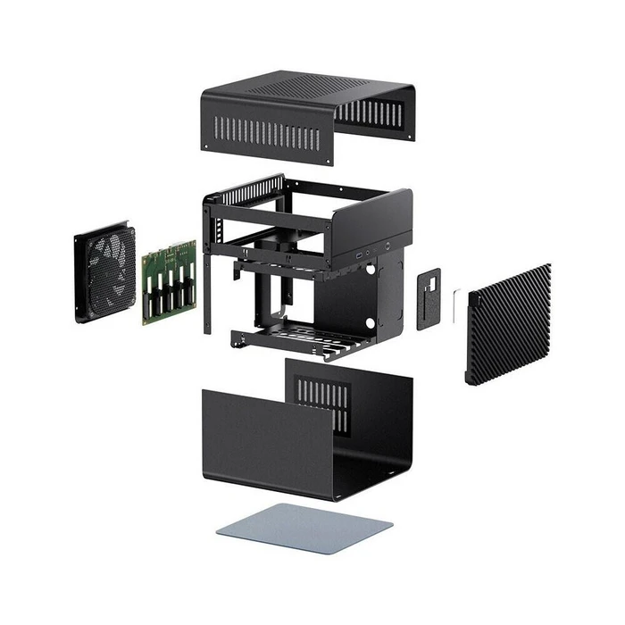 Jonsbo N2 Mini Tower Κουτί Υπολογιστή Μαύρο