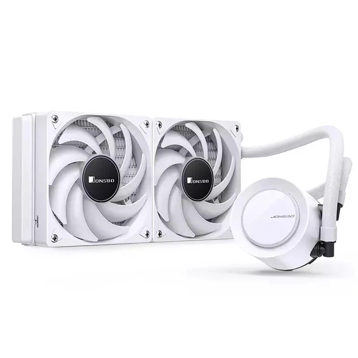 Jonsbo TG-240 AIO CPU Liquid Cooler 240mm ARGB White